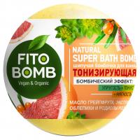 fito косметик - Fito Bomb Шипучая бомбочка для ванны Тонизирующая 110г