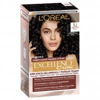 L'Oreal Paris - Excellence Универсальные нюдовые оттенки Краска для волос, тон 1U универсальный черный