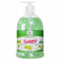 Clean&Green - Soapy Мыло жидкое Яблоко 500мл дозатор