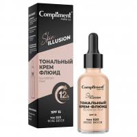 Compliment - Skin Illusion Тональный крем-флюид SPF15, тон 020 бежево-розовый