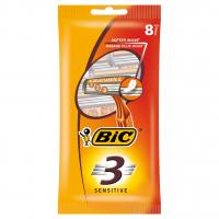 Bic - Станки для бритья 3 Sensitive одноразовые 8шт 