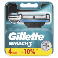 Gillette - Сменные кассеты Mach3 4 шт