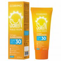 Corimo - Солнцезащитный антивозростной Крем для лица и тела с коллагеном водостойкий SPF30  50мл