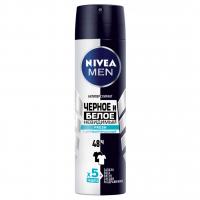 Nivea - Men Дезодорант спрей Fresh Невидимая защита для чёрного и белого 150мл