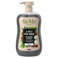 BioMio - Натуральный Гель-шампунь для душа с эфирными маслами мяты и кедра 650мл