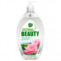 Organic Beauty - Гель для душа Питательный Лотос 1000мл дозатор