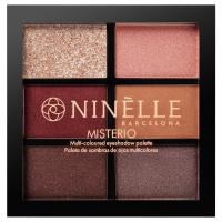 Ninelle - Палетка мультицветная для век Misterio №528 бордовый тауп