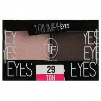 TF cosmetics - Тени для век двухцветные Triumph Eyes, тон 29 Пыльный розовый и Шоколад