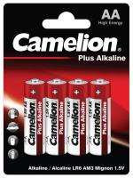 Camelion - Батарейка алкалиновая Plus Alkaline АА LR6-BP4 4шт