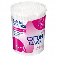 Cotton Flower - Ватные палочки 100шт банка