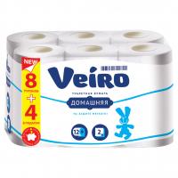 Veiro - Туалетная бумага Домашняя 2слоя 12шт белая