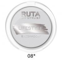 RUTA - Тени компактные Lifestyle, тон 08 изящное серебро