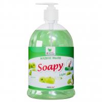 Clean&Green - Soapy Мыло жидкое Яблоко 1000мл дозатор