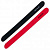 Di Valore - Набор пилок для ногтей на деревянной основе 100/180 красная, черная