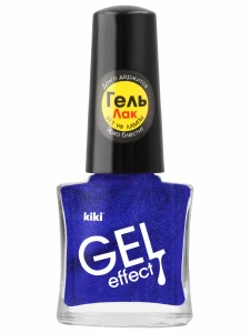 Kiki - Лак для ногтей Gel Effect, тон 060 насыщенный сапфировый