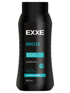 EXXE - Men Breeze Шампунь для волос Морские минералы 400мл