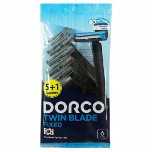 DORCO - Станок для бритья одноразовый Twin Blade Fixed 2 лезвия 6шт
