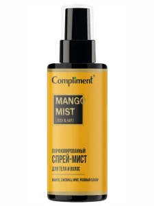 Compliment - Парфюмированный Спрей-мист для тела и волос Mango 110мл