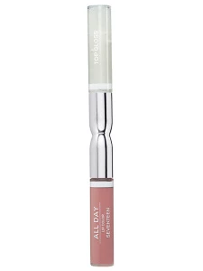 Seventeen - Помада-блеск для губ All day lip color, тон 2 розовый бежевый