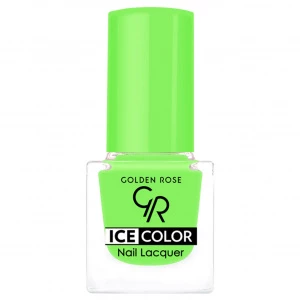 Golden Rose - Лак для ногтей Ice Color mini, тон 202 неоновый блеск