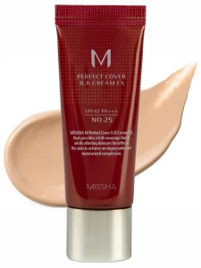 Missha - Тональный BB крем Идеальное покрытие Perfect Cover BB Cream SPF42/PA, тон 25 warm beige 20мл