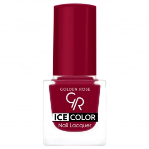 Golden Rose - Лак для ногтей Ice Color mini, тон 126 черный бум