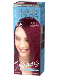 Estel - Quality Color Гель-краска для волос Цветель, тон 155 тёмная вишня