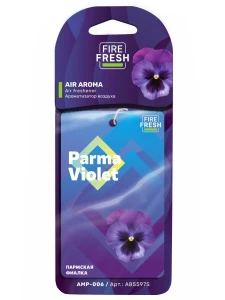 Fire Fresh - Ароматизатор картонный Air Aroma AMP-006 Parma Violet/ Пармская фиалка