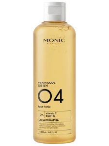 Monic Beauty - Тоник для лица Skin Code 04 Витамин С и AHA/BHA/PHA 250мл