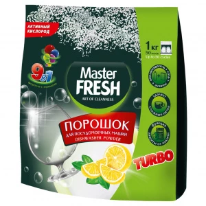 Master Fresh - Порошок для посудомоечных машин Аромат лимона 1000г