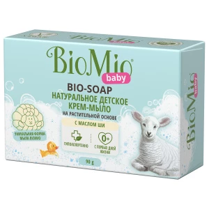BioMio - Baby 0+ Bio-Soap Детское Крем-мыло с маслом Ши 90г