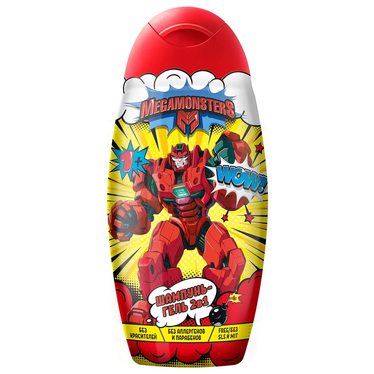 Megamonsters - Шампунь-гель детский 2в1 300мл