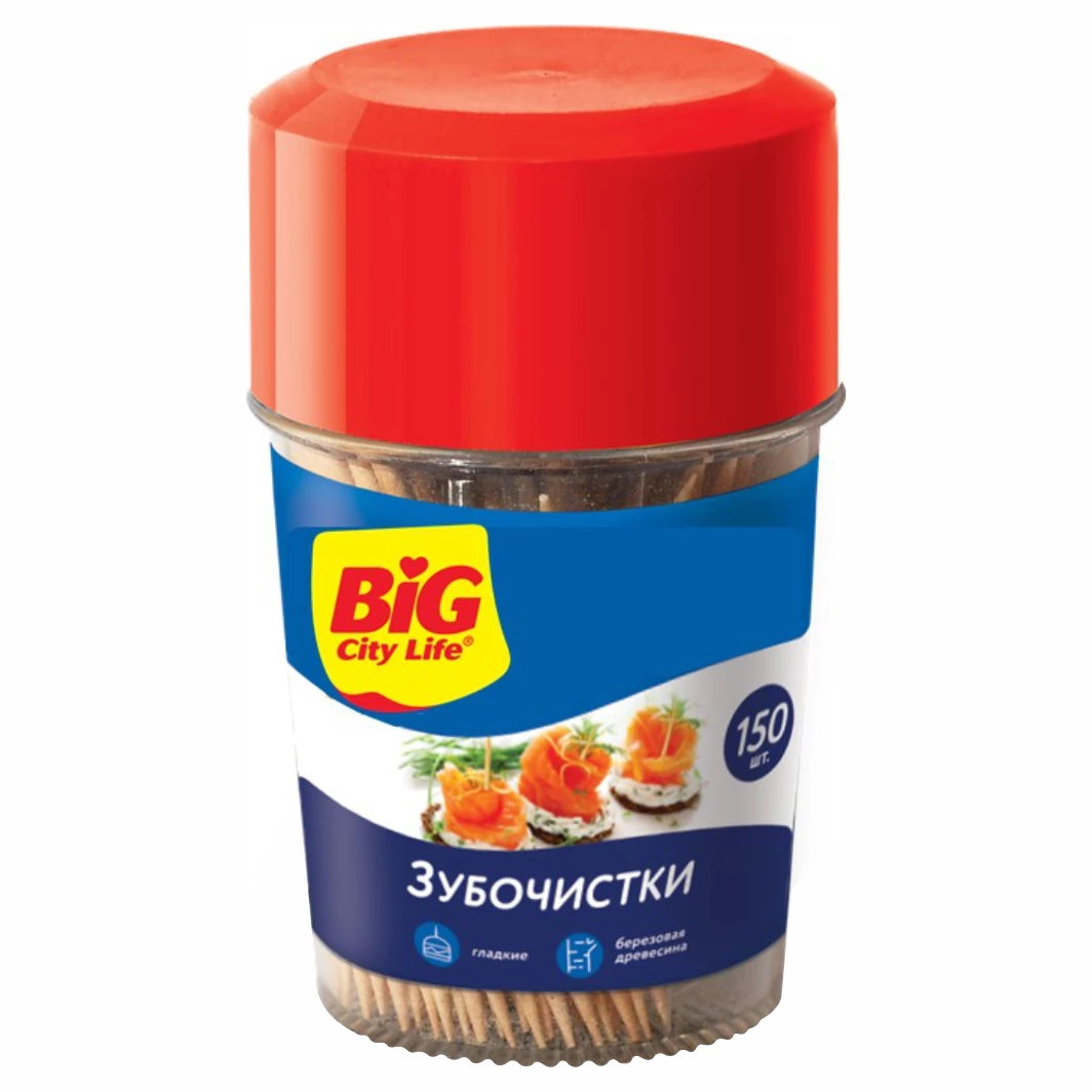 Big City Life - Зубочистки деревянные 150шт