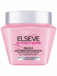 L'Oreal Paris - Elseve Маска для тусклых, лишённых блеска волос Glycolic Gloss 300мл