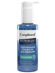 Compliment - No Problem Гидрофильное Гель-масло для умывания с ниацинамидом 150мл