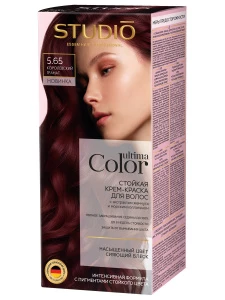 Studio Professional - Ultima Color Стойкая Крем-краска для волос, тон 5.65 королевский гранат