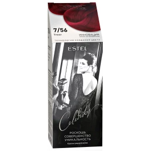 Estel - Celebrity Краска для волос, тон 7.56 бордо