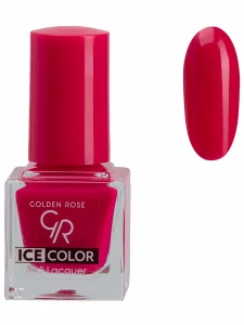 Golden Rose - Лак для ногтей Ice Color mini, тон 141 пурпурная хризантема