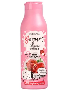 Delicare - Yogurt Крем-гель для душа Сладкий гранат 400мл