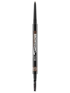 LuxVisage - Ультратонкий механический Карандаш для бровей Browissimo Ultra Slim Super Stay 24H, тон 314 Deep Brown