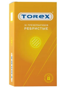 TOREX - Презервативы Ребристые №12