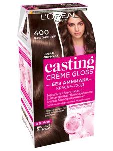 L'Oreal Paris - Casting Creme Gloss Краска-уход, тон 400 каштан