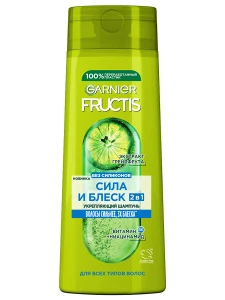 Garnier - Fructis Шампунь укрепляющий 2в1 Сила и блеск для нормальных волос 400мл 