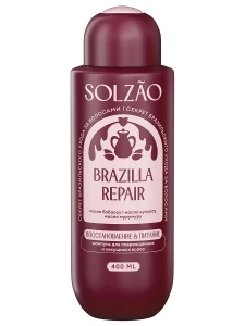 Solzao - Шампунь Восстановление и питание для поврежденных и секущихся волос 400мл