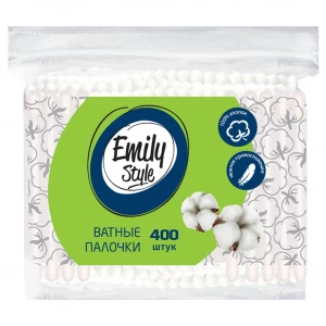 Emily Style - Ватные палочки 400шт пакет с зиплоком
