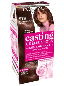 L'Oreal Paris - Casting Creme Gloss Краска-уход, тон 518 карамельный мокко