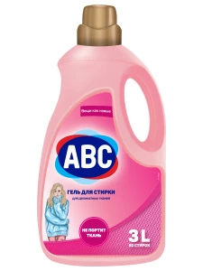 ABC - Жидкое средство для стирки Деликатная стирка 3л