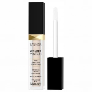 Eveline Cosmetics - Консилер для лица Wonder Match, тон 005 light porcelain