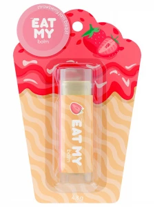 Eat My - Бальзам для губ Бисквит с клубничным джемом 4,8г