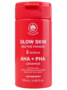 NSC - Энзимная пудра для умывания Glow Skin с AHA и PHA кислотами 120мл